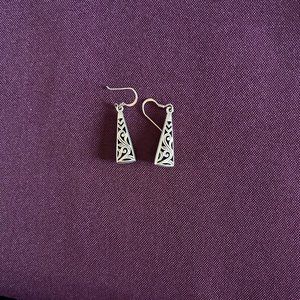 European Boutique Sterling Silver Dangle Earrings